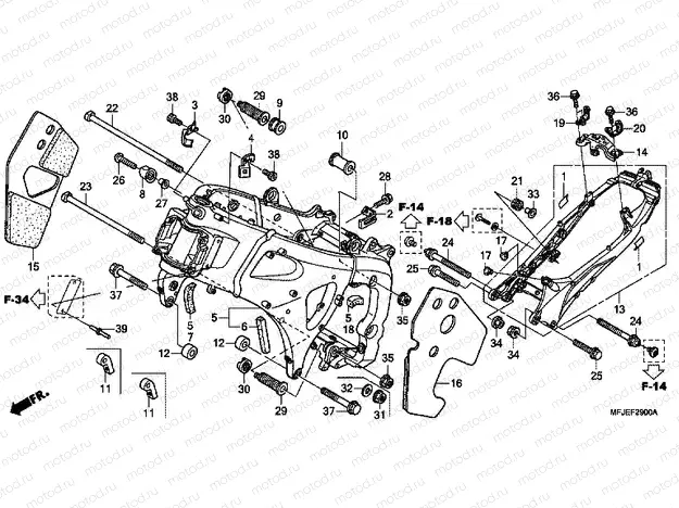 F-29 FRAME HOUSING