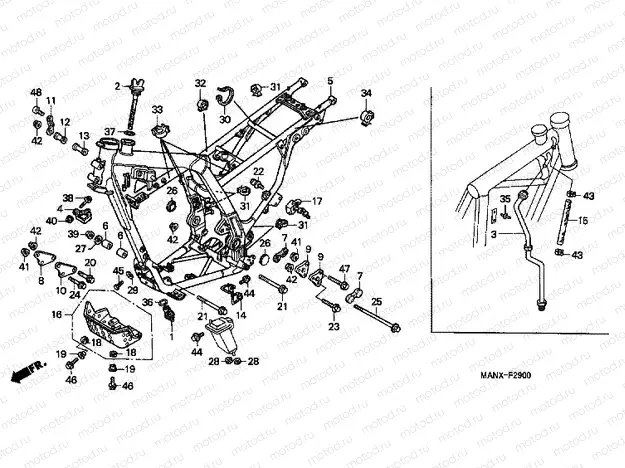 F-29 FRAME HOUSING