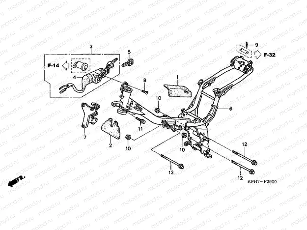 F-29 FRAME HOUSING