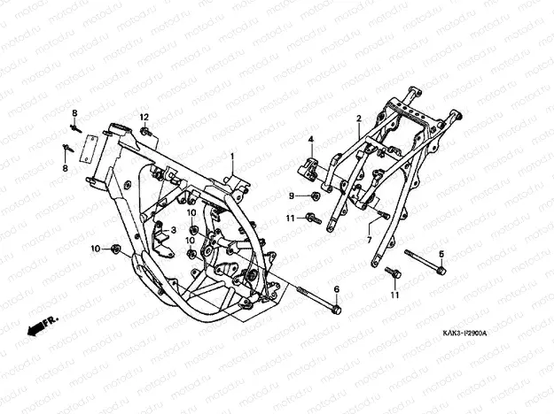 F-29 FRAME HOUSING