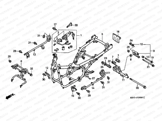 F-29 FRAME HOUSING