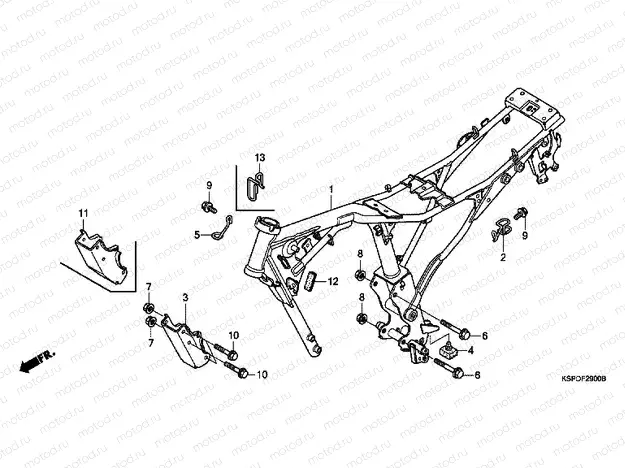 F-29 FRAME HOUSING