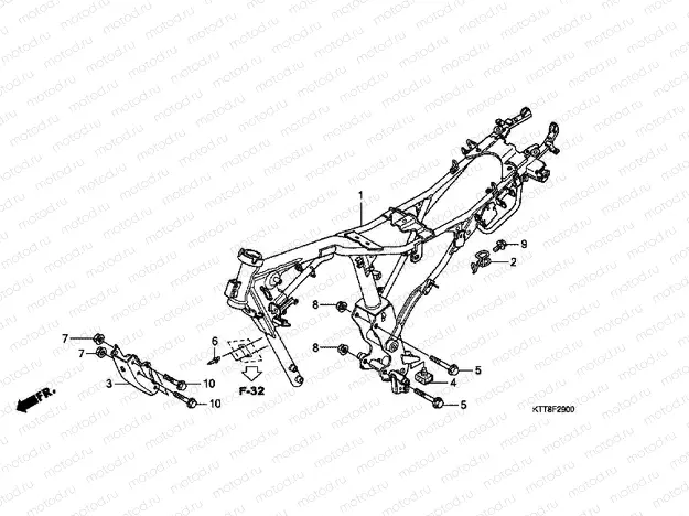 F-29 FRAME HOUSING