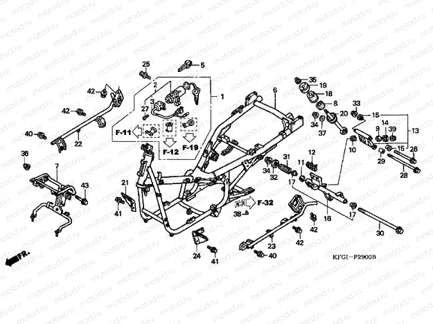 F-29 FRAME HOUSING
