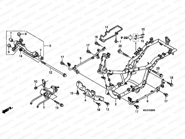 F-29 FRAME HOUSING (FES1253-5) (FES1503-5)