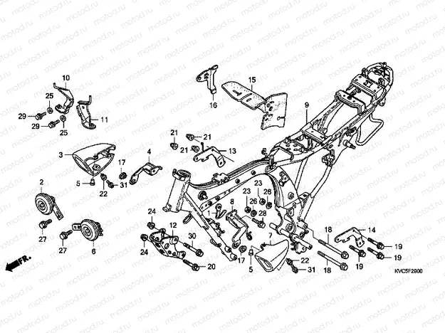 F-29 FRAME HOUSING (GLH1251SH / 2SH / 3SH)