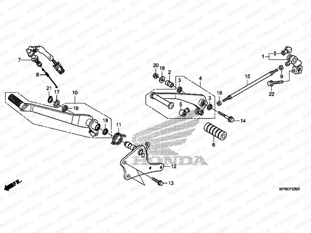 F-29 PEDAL (VT1300CR)