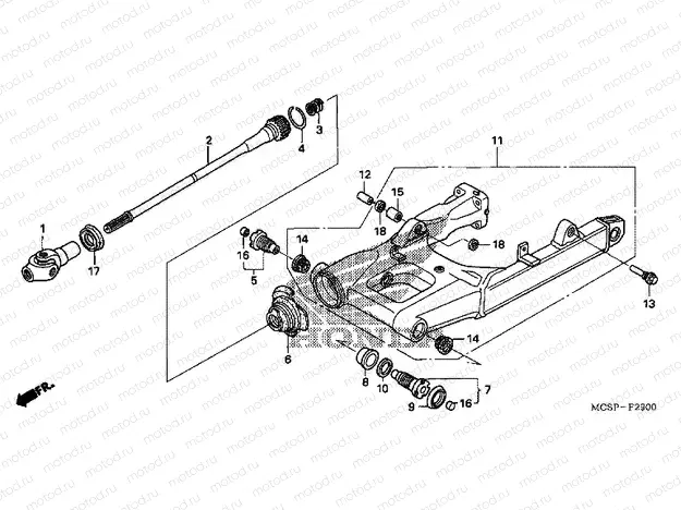 F-29 SWING ARM