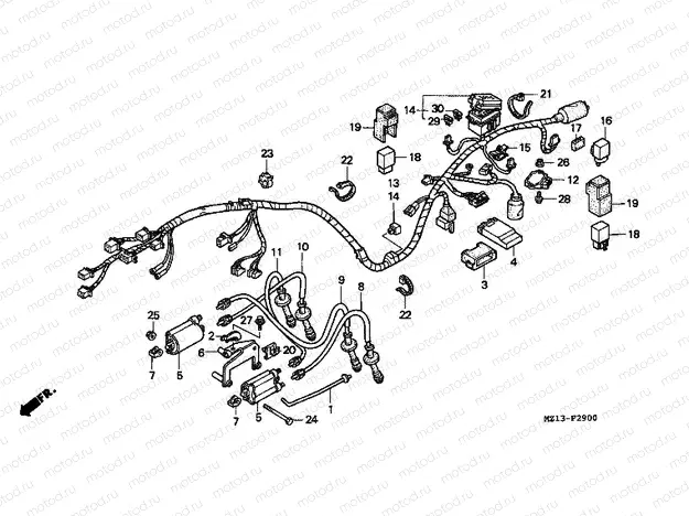 F-29 WIRING HARNESS
