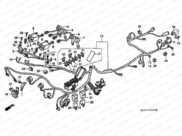 F-29 WIRING HARNESS
