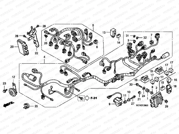 F-29 WIRING HARNESS