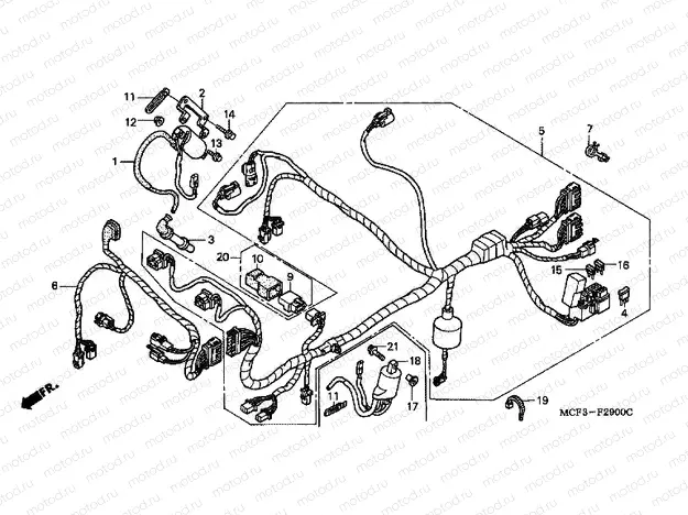 F-29 WIRING HARNESS (FRONT)