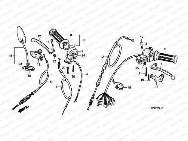 F-3-1 SWITCH / HANDLE / LEVER / CABLE (2)