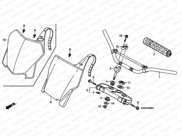 F-3 HANDLE PIPE/TOP BRIDGE