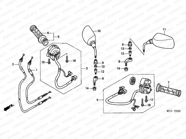 F-3 SWITCH/CABLE