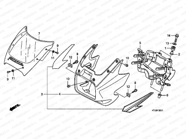 F-30-1 ENGINE HOUSING (CGR125SH8, A)