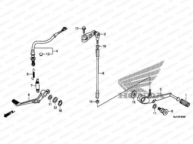 F-30 BRAKE PEDAL / PEDAL REPLACEMENT