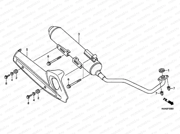 F-30 EXHAUST DRUM