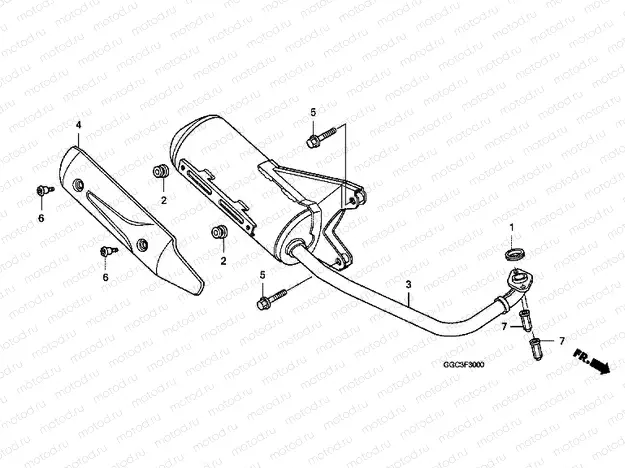 F-30 EXHAUST DRUM