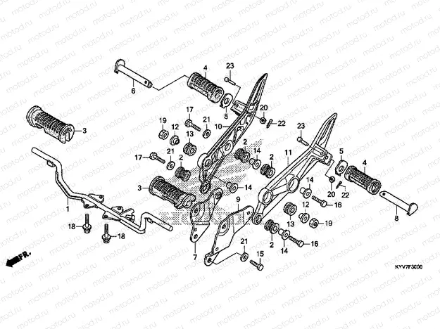 F-30 FOOTREST