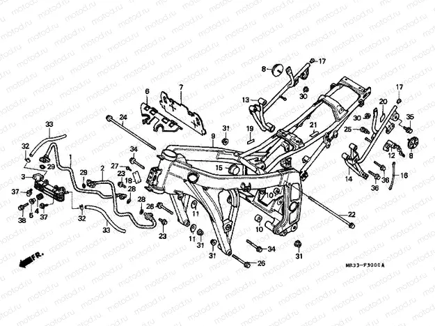 F-30 FRAME / OIL COOLER