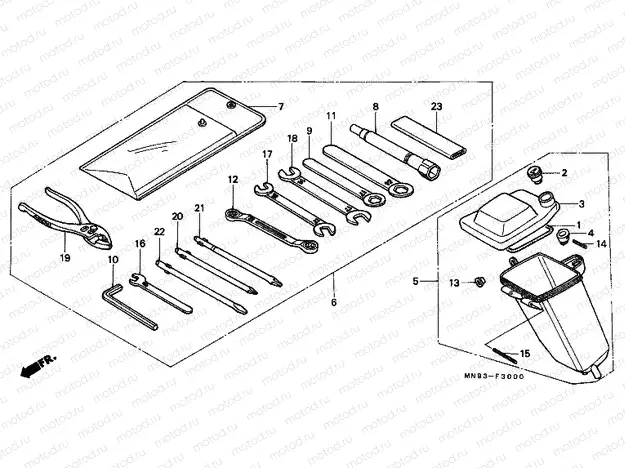 F-30 TOOLS / TOOL BOX