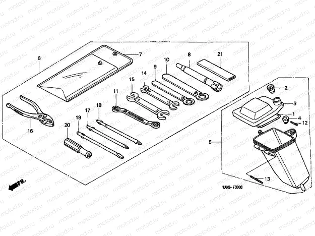 F-30 TOOLS / TOOL BOX