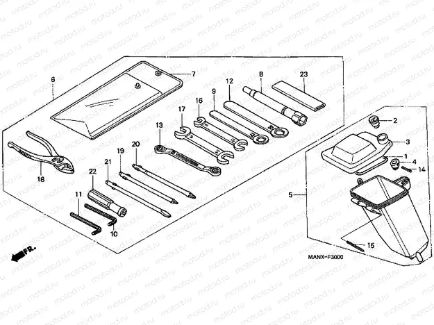 F-30 TOOLS / TOOL BOX