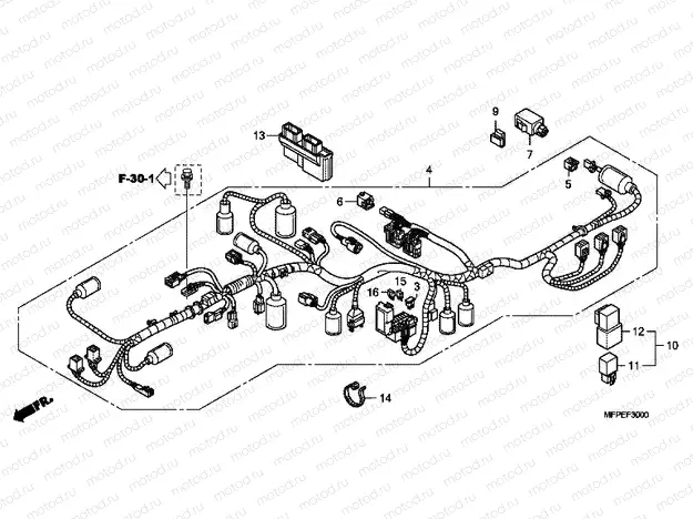 F-30 WIRING HARNESS