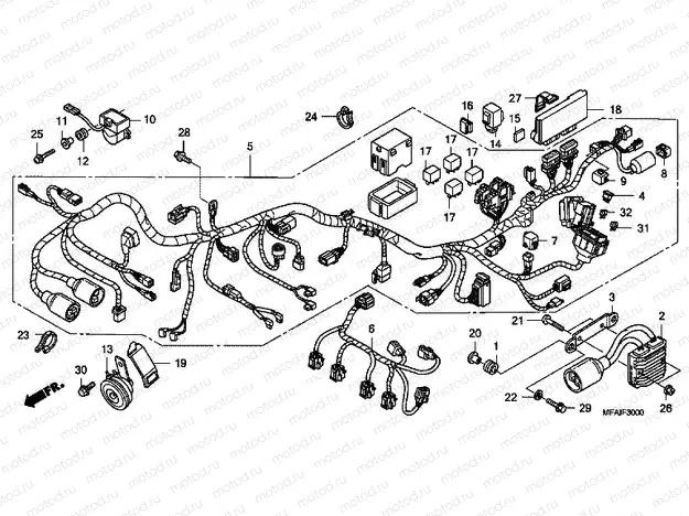 F-30 WIRING HARNESS
