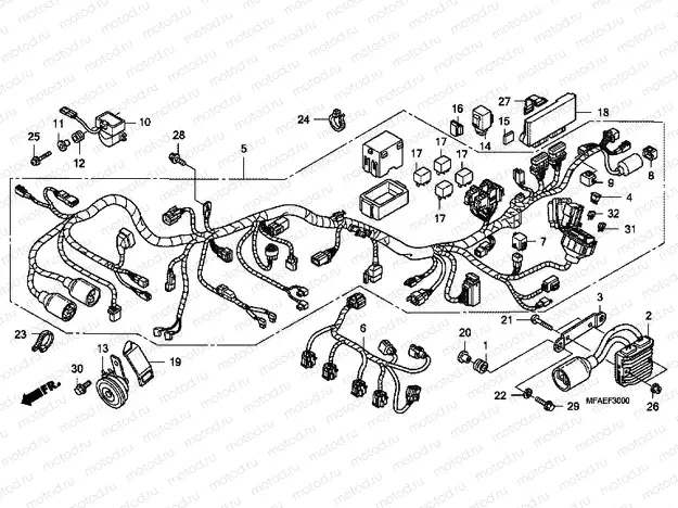 F-30 WIRING HARNESS