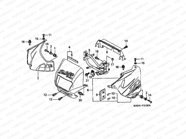 F-31 ENGINE HOUSING