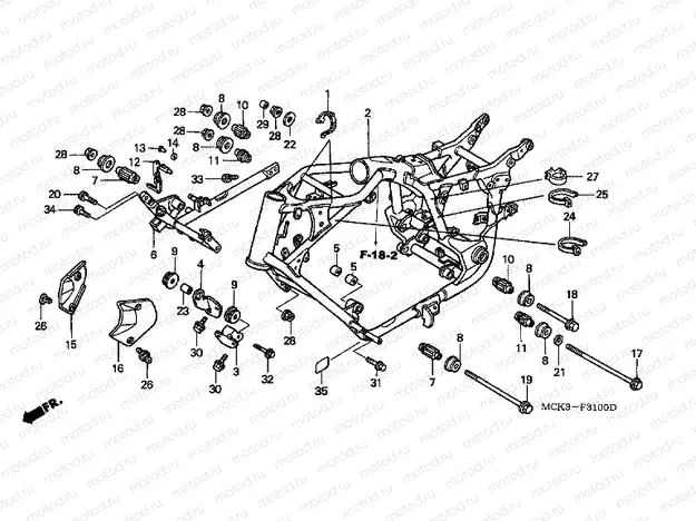 F-31 FRAME HOUSING