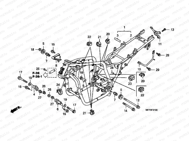 F-31 FRAME HOUSING