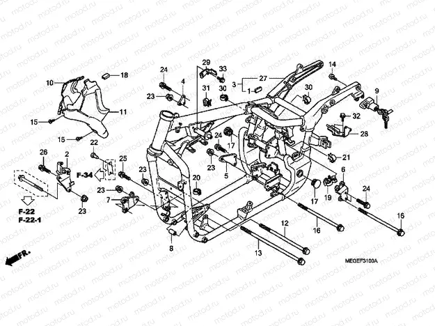 F-31 FRAME HOUSING
