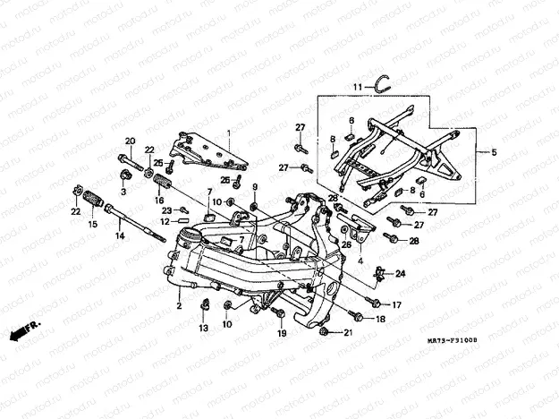 F-31 FRAME HOUSING
