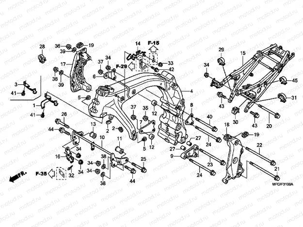F-31 FRAME HOUSING