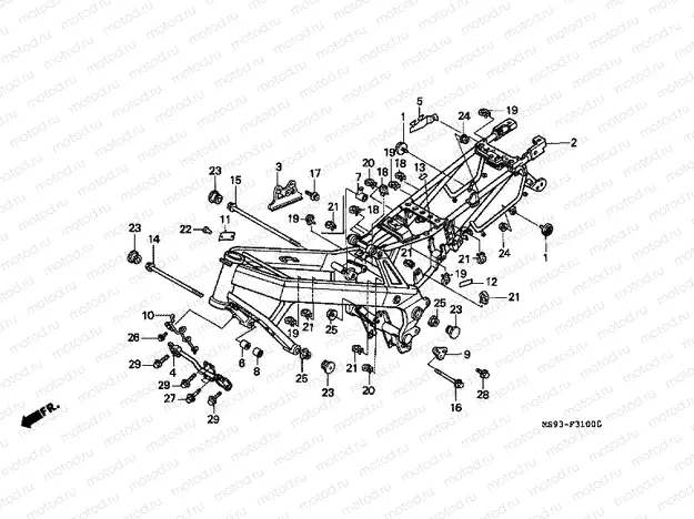 F-31 FRAME HOUSING