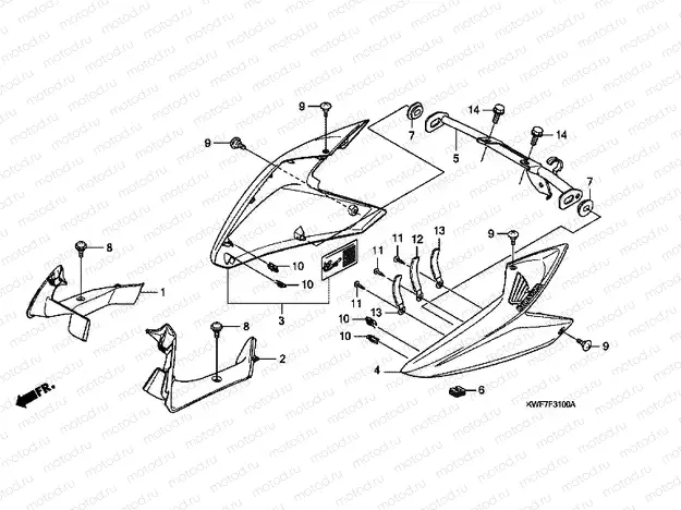 F-31 FRONT SIDE FRAME