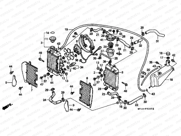 F-31 RADIATOR / COVER