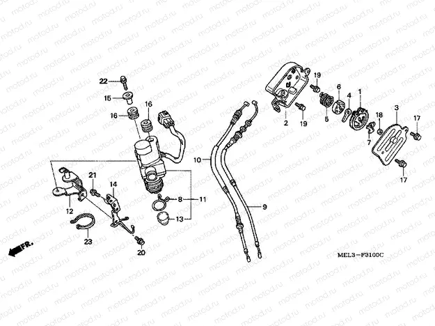 F-31 SERVOMOTOR (CBR1000RR4 / 5)