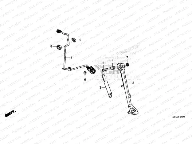 F-31 SIDE STAND