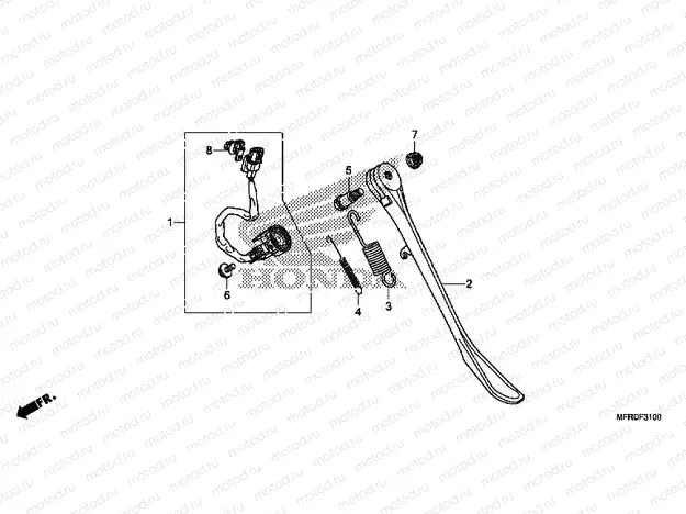 F-31 SIDE STAND