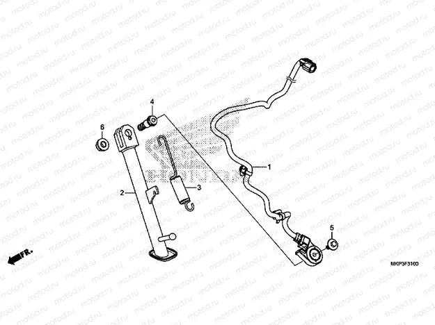 F-31 SIDE STAND