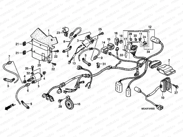 F-31 WIRING HARNESS