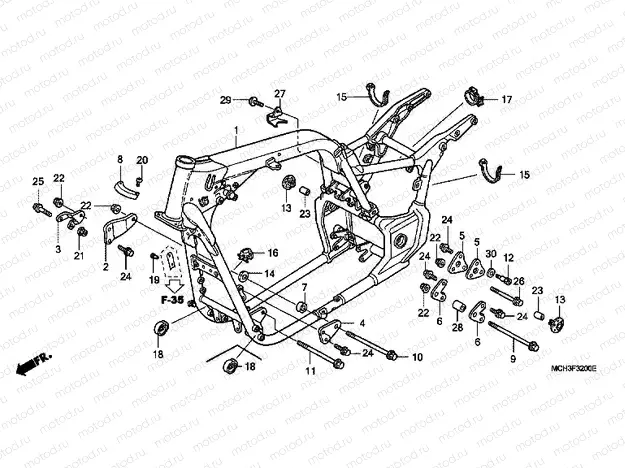 F-32 FRAME HOUSING
