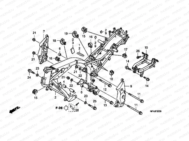 F-32 FRAME HOUSING