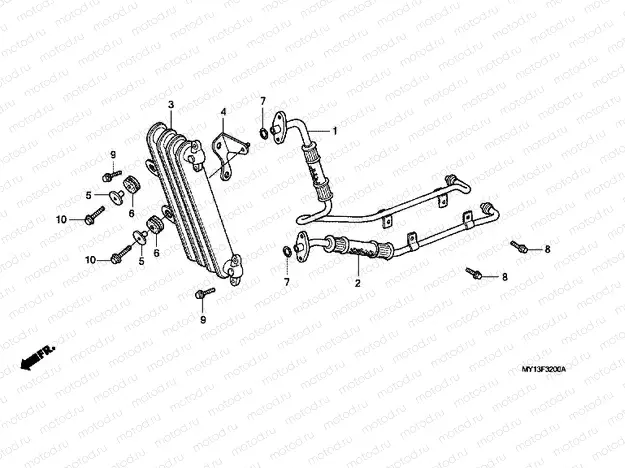 F-32 OIL COOLER