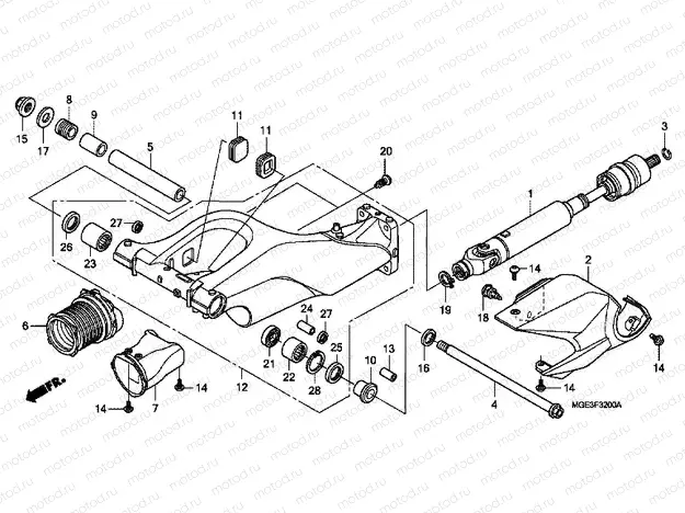 F-32 SWING ARM