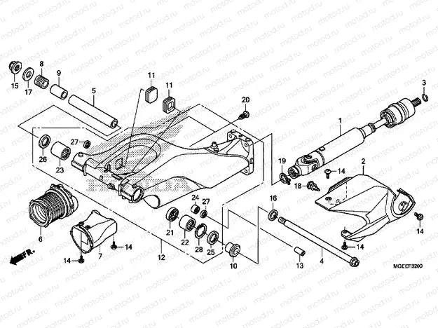 F-32 SWING ARM
